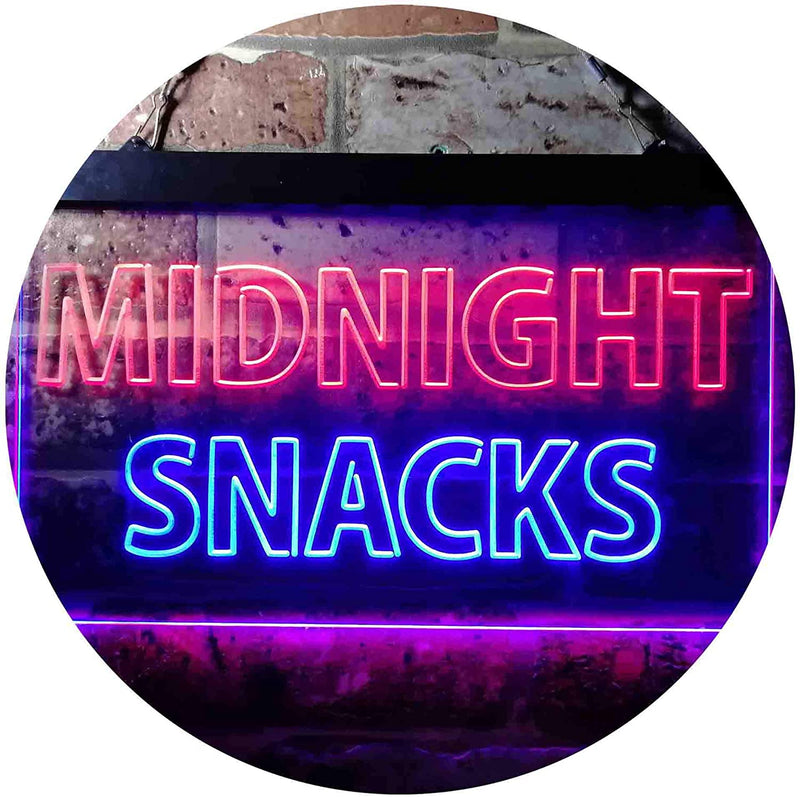 Midnight Snacks LED Light Sign - LED Gift Works