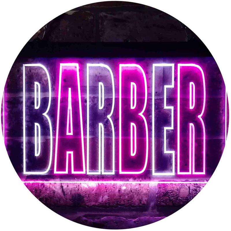 Barber LED Light Sign - LED Gift Works