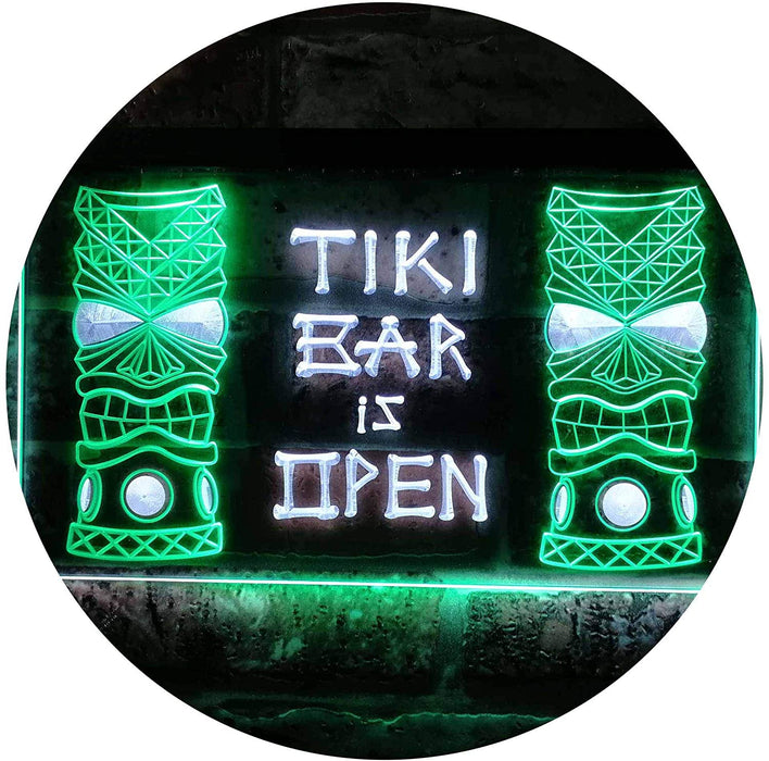 Tiki Bar Open LED Light Sign - Way Up Gifts