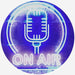 Microphone On Air LED Light Sign - Way Up Gifts