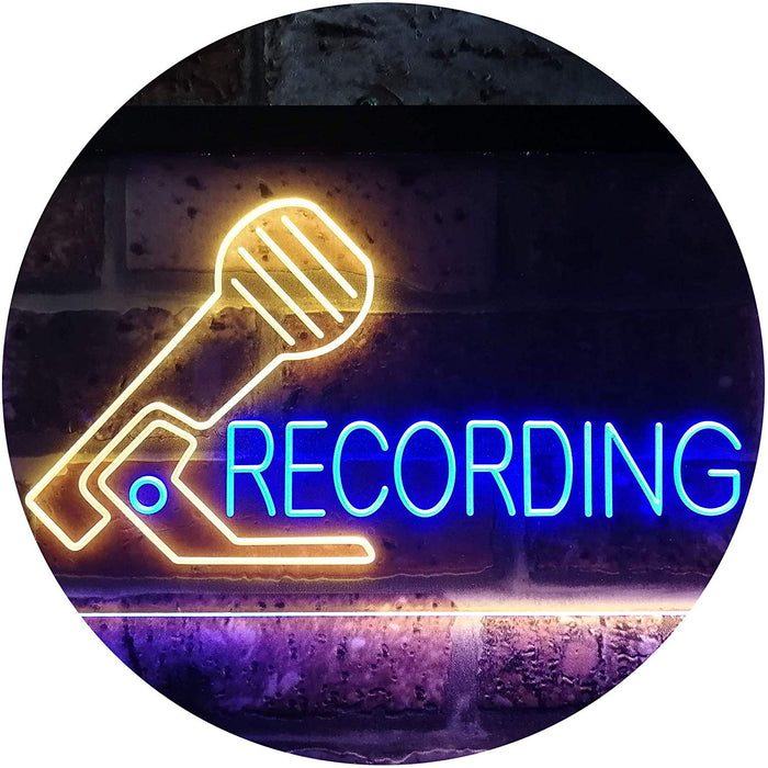 Microphone On Air Recording LED Light Sign - Way Up Gifts