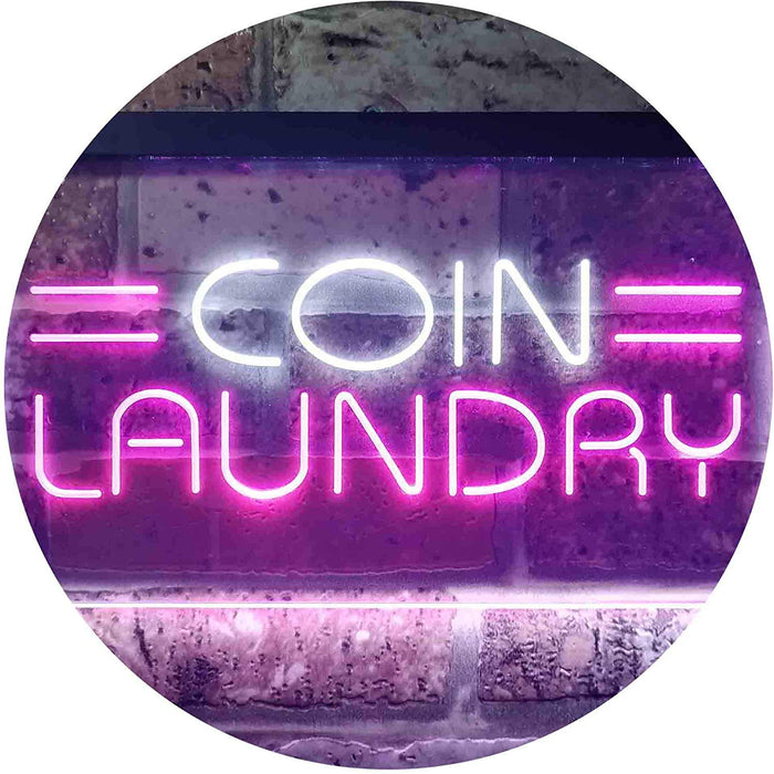 Laundromat Coin Laundry LED Light Sign - Way Up Gifts