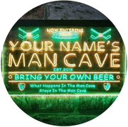 Personalized Sports Hockey Theme Man Cave LED Light Sign - LED Gift Works