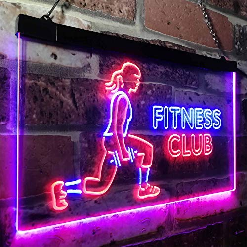 Gym Fitness Club LED Light Sign - Way Up Gifts