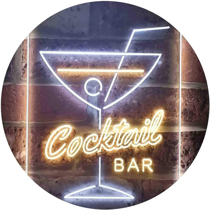 Cocktail Bar LED Light Sign - Way Up Gifts