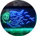 Fire 8 Ball Pool Billiards LED Light Sign - Way Up Gifts