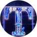Family Name Letter T Monogram Initial LED Light Sign - Way Up Gifts