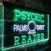 Psychic Palms Tarot Reader LED Light Sign - LED Gift Works