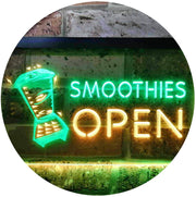 Smoothies Open LED Light Sign - LED Gift Works