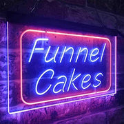 Funnel Cakes LED Light Sign - LED Gift Works