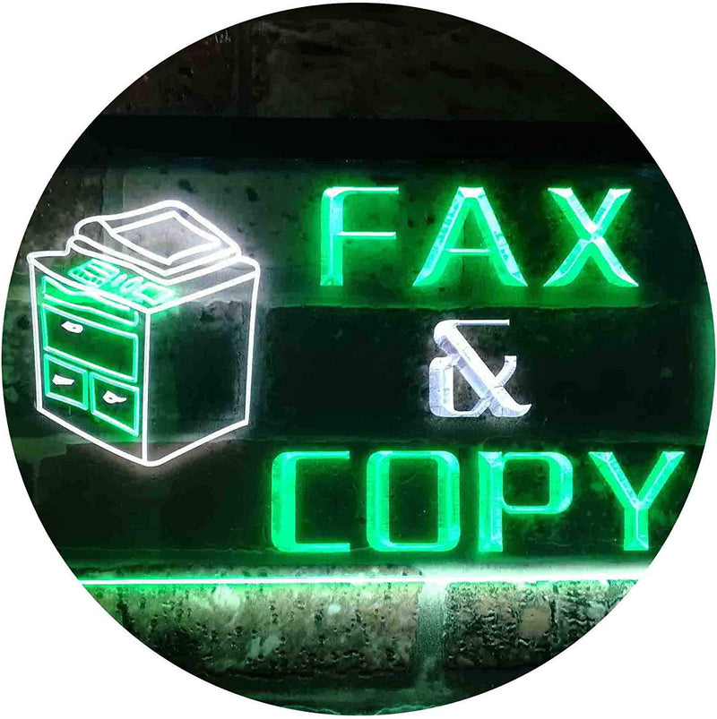Fax Copy LED Light Sign - LED Gift Works
