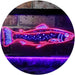Trout Fish Bait Shop Fishing LED Light Sign - Way Up Gifts