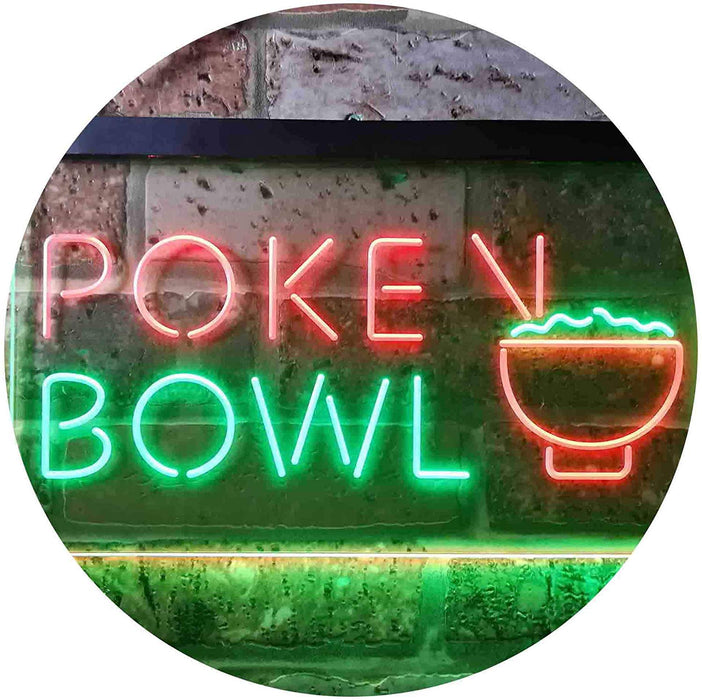 Hawaiian Poke Bowl LED Light Sign - Way Up Gifts
