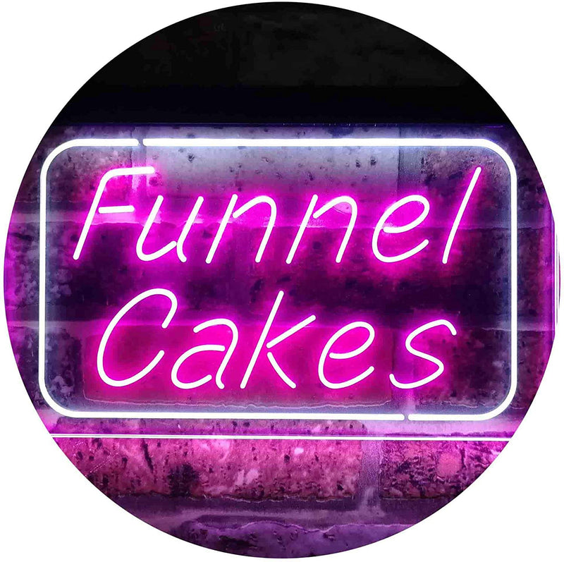 Funnel Cakes LED Light Sign - LED Gift Works