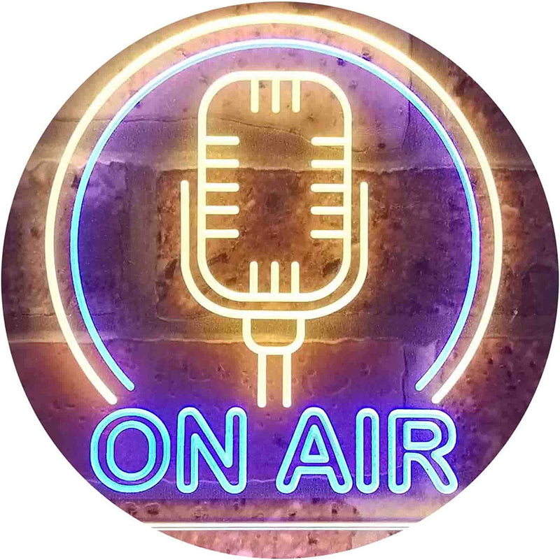 Microphone On Air LED Light Sign - LED Gift Works
