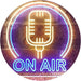 Microphone On Air LED Light Sign - Way Up Gifts