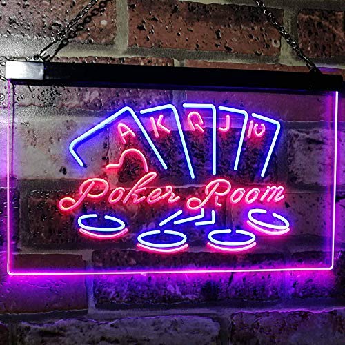 Poker Room LED Light Sign - Way Up Gifts