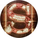 Family Name Letter S Monogram Initial LED Light Sign - Way Up Gifts