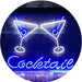 Cocktail Glasses Bar LED Light Sign - Way Up Gifts