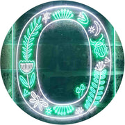 Family Name Letter O Monogram Initial LED Light Sign - LED Gift Works