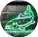 Cabin Fishing Bait Store Carp Fish LED Light Sign - Way Up Gifts