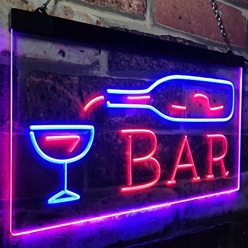 Wine Bar LED Light Sign - LED Gift Works