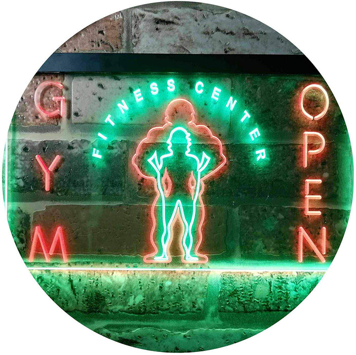 Fitness Center Open Gym LED Light Sign - Way Up Gifts
