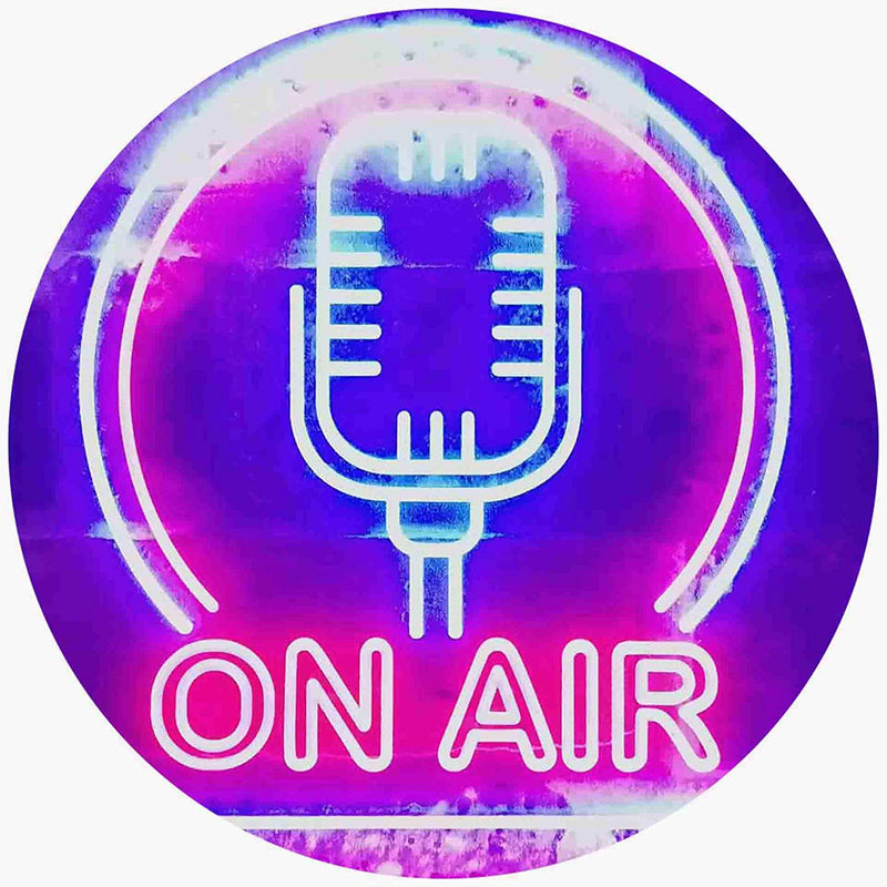Microphone On Air LED Light Sign - LED Gift Works
