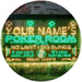 Personalized Poker Room LED Light Sign - Way Up Gifts
