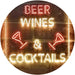 Beer Wine Cocktails LED Light Sign - Way Up Gifts