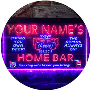 Personalized Beer Cheers Home Bar LED Light Sign - LED Gift Works