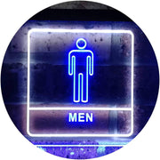 Men Bathroom Restroom LED Light Sign - LED Gift Works