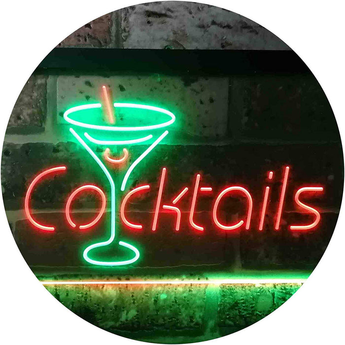 Cocktails LED Light Sign - Way Up Gifts