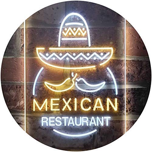 Mexican Restaurant LED Light Sign - Way Up Gifts