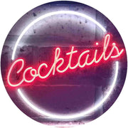 Cocktails Bar LED Light Sign - LED Gift Works