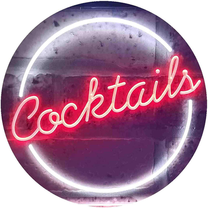 Cocktails Bar LED Light Sign - LED Gift Works
