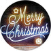 Merry Christmas Snowflakes LED Light Sign - Way Up Gifts
