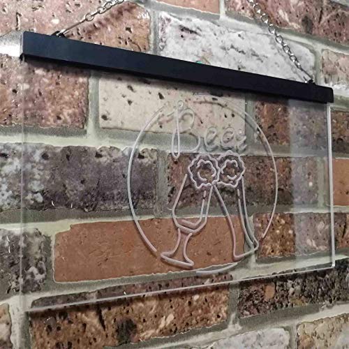 Bar Cheers Beer LED Light Sign - LED Gift Works