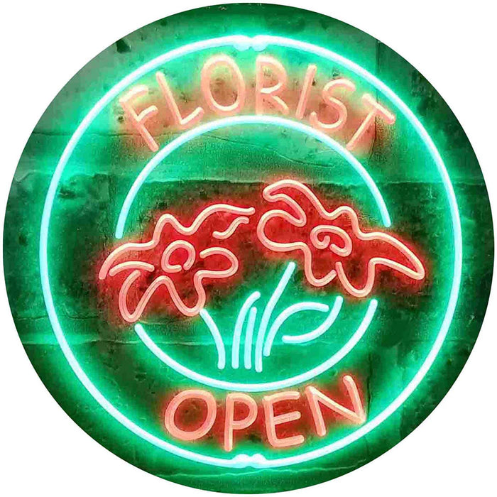 Flower Shop Open Florist LED Light Sign - Way Up Gifts