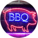 Pork Pig BBQ LED Light Sign - Way Up Gifts