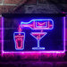 Wine Beer Shots Liquor Cocktails LED Light Sign - Way Up Gifts