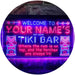 Personalized Tiki Bar LED Light Sign - Way Up Gifts