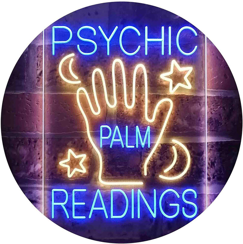 Fortune Teller Psychic Palm Readings LED Light Sign - LED Gift Works