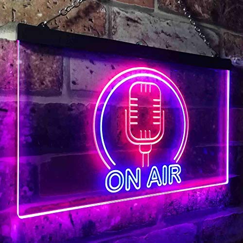 Microphone On Air LED Light Sign - LED Gift Works