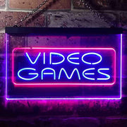 Video Games LED Light Sign - LED Gift Works