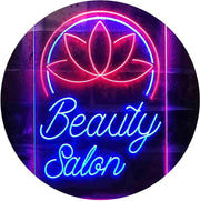 Flower Decor Beauty Salon LED Light Sign - LED Gift Works