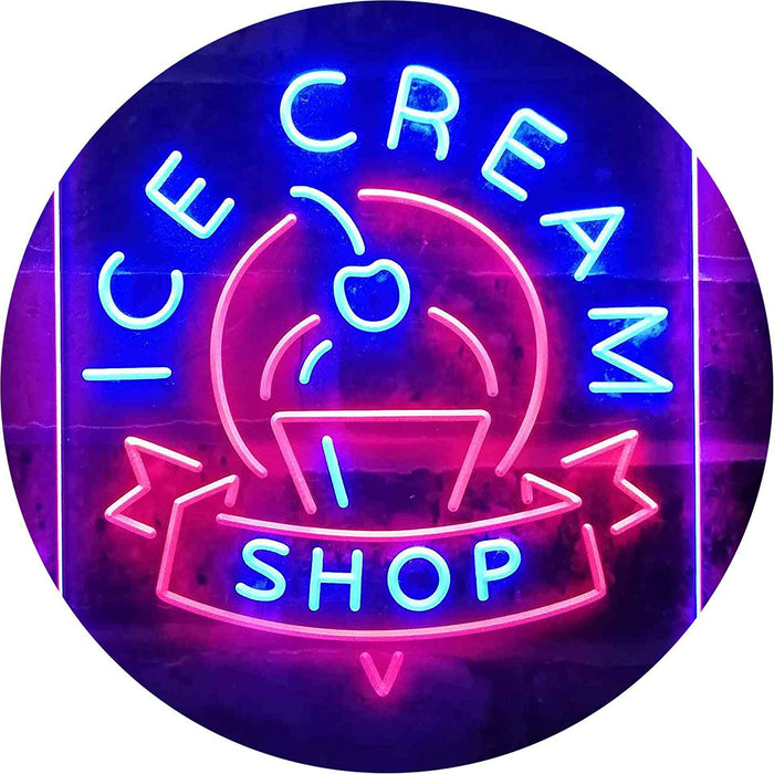 Ice Cream Shop LED Light Sign - Way Up Gifts