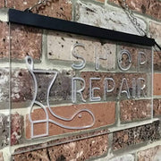 Shop Repair LED Light Sign - LED Gift Works