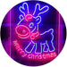 Merry Christmas Reindeer LED Light Sign - Way Up Gifts