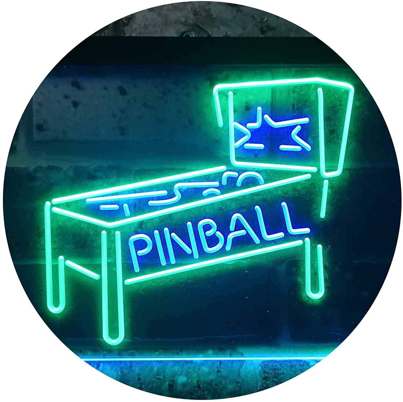 Pinball Game Room LED Light Sign - LED Gift Works